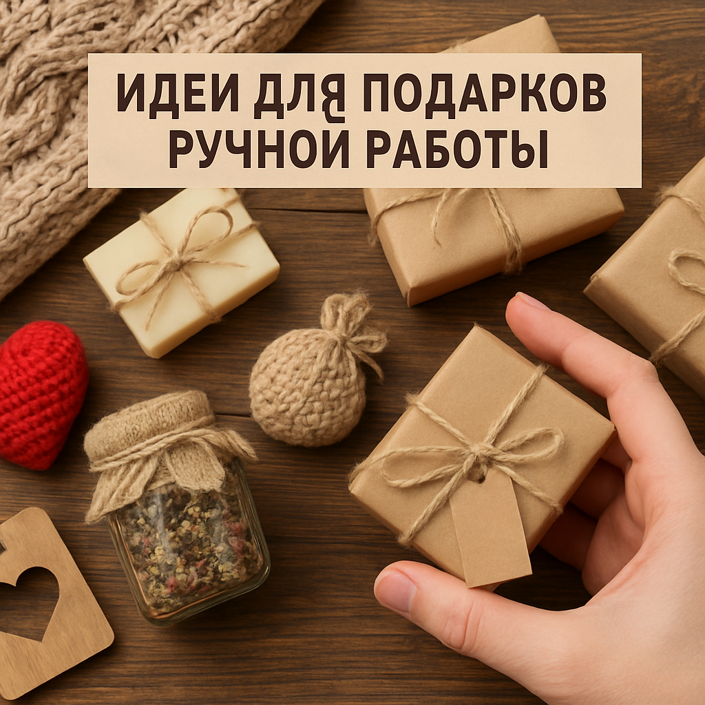 Идеи для подарков ручной работы