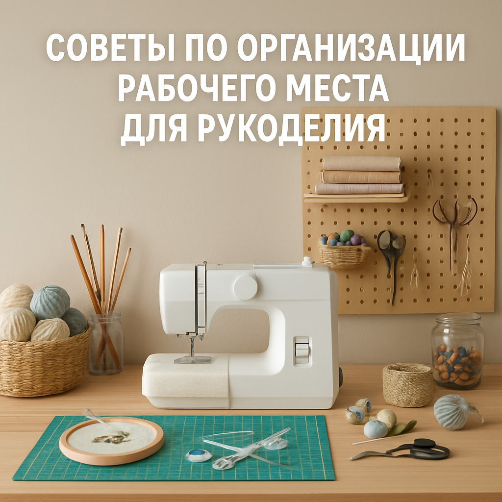 Советы по организации рабочего места для рукоделия