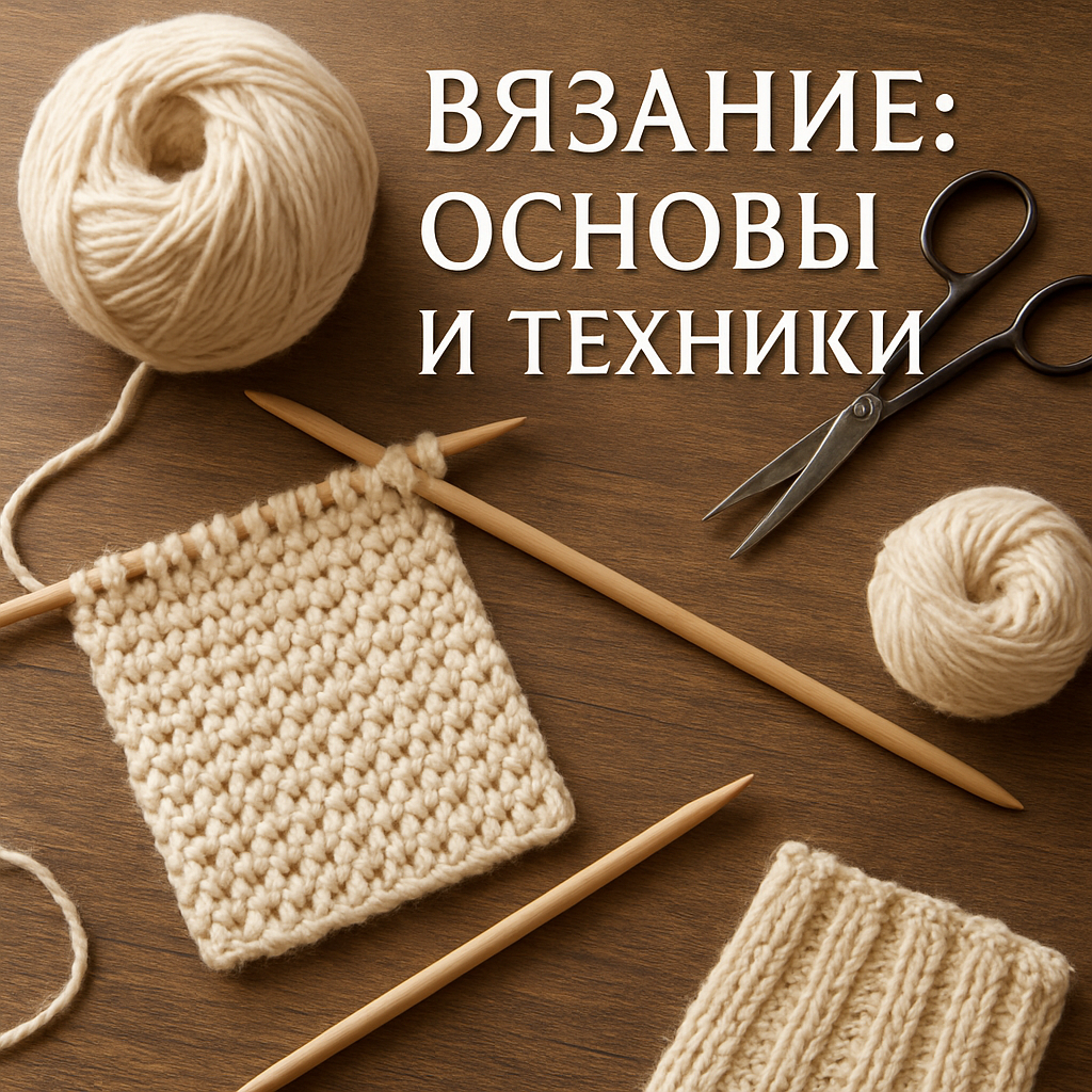 Вязание: основы и техники