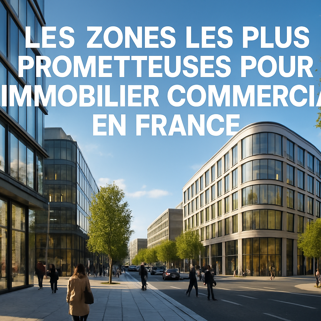 Les zones les plus prometteuses pour l'immobilier commercial en France